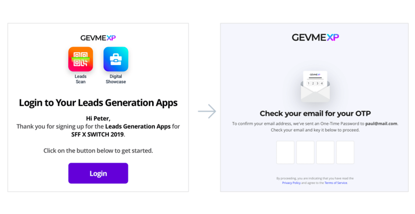 GEVME Retrieval Apps: Leads Scan App Manager Portal 